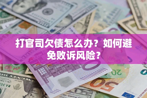 北京打官司欠债怎么办？如何避免败诉风险？