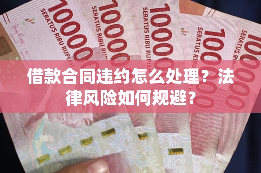 北京借款合同违约怎么处理？法律风险如何规避？