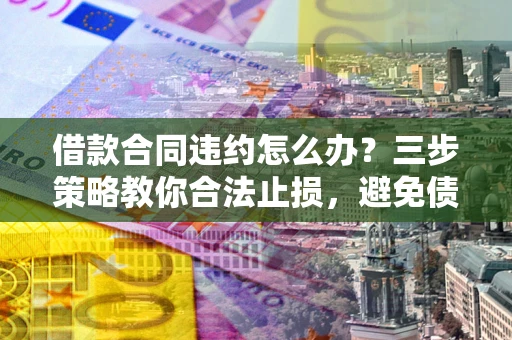 北京借款合同违约怎么办？三步策略教你合法止损，避免债务危机升级